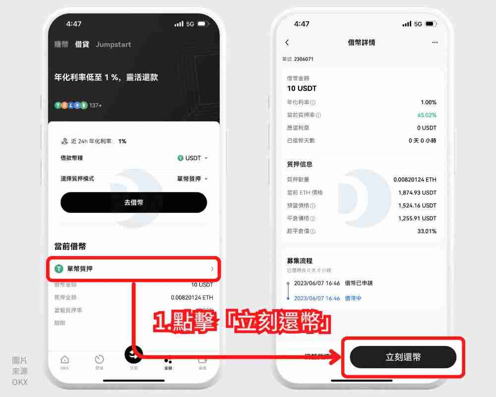 OKX质押借币是什么？币安APP质押借币操作步骤教程